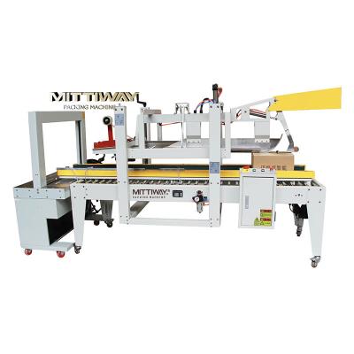 China Factory price cheap carton flaps case folding sealer and box sealing machine carton taping machine carton sealer for sale