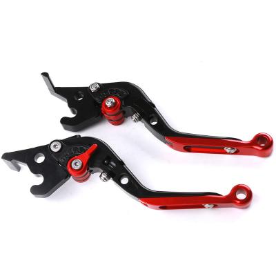 China Aluminum alloy Motorcycle modified brake horn for yamaha xmax300 folding telescopic clutch Lever handlebar for sale