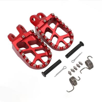 China Aluminum alloy Motorcycle XR250/400/600R KLX250 modified accessories Footrest CNC aluminum alloy pedal Foot Pegs for sale