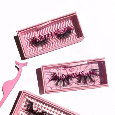 China Person Lashes 2021 New Design Cheap Customized Label OEM Eyelashes for sale