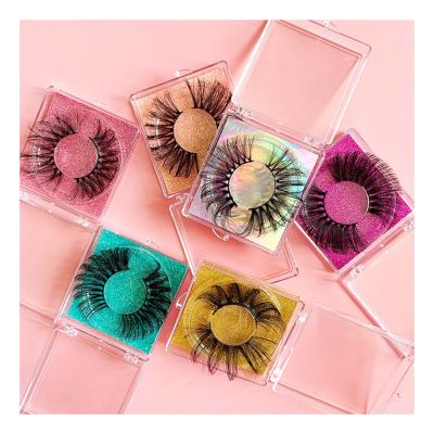 China Person Lashes Hot Sale Thick Private Label Mink Eyelashes Cilios Lashes 3D Cute Natural False Eyelashes Makeup for sale