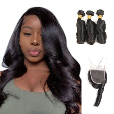 China Brazilian Virgin Hair Closure 4X4 Lace Front Wig Romance Sheer Curl Lace Closure Wigs for sale