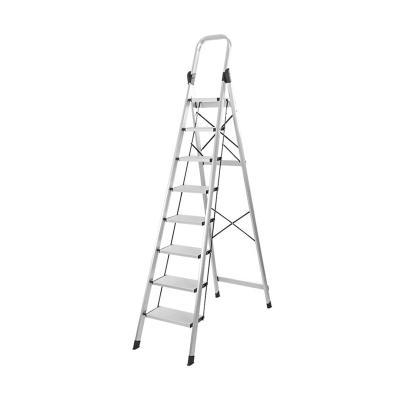 China Folding Ladders Step Ladders 7 1Pieces Steel Extension Ladder One 2 Stools Werner Home Use Library 3 Trolley Australia Purchase Discount Photo for sale