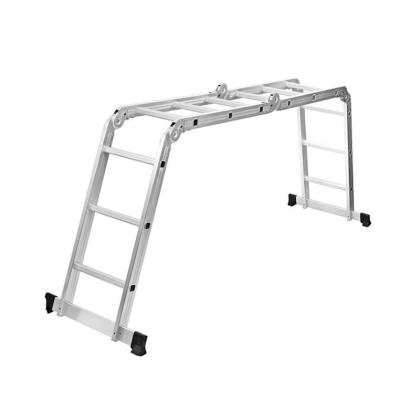 China Folding Ladders Extension Ladder Heavy Duty Aluminum Folding Stairs For Access Aluminum S Legs Step Ladders Safe Household Fire Exit Stick for sale