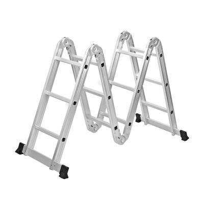 China Design 38M Aluminum Folding Ladders Telescopic Ladder New 26M 2 3M Double Folding Wall Mounted in Guangdong 20 Feet Heavy Duty for sale