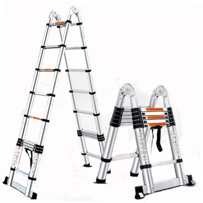 China Aluminum Folding Ladders Hinge Ladder Stainless Steel Carbon Extension Deck One Frame Aluminum 3 Step Ladders 8 Fiberglass Used for sale