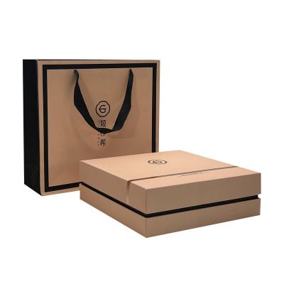 China Biodegradable Eco Friendly Cosmetic Packaging Box And Bag Set Luxury Rigid Custom Logo Packaging For Perfume for sale