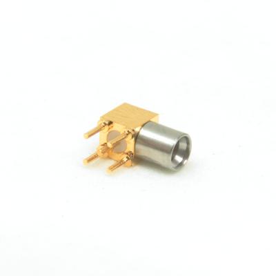 China SMP SMPM PCB Mini Right Angle Mount Jack Smooth Bore SMPM-1252S1-50 for sale