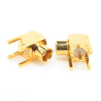 China MCX Right Angle Connector PCB Mount Jack 400-6252B7-50 for sale