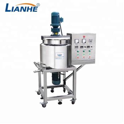 China Small Industrial Liquid-Liquid Soap Mixer Liquid Laundry Detergent Shampoo Making Machine for sale