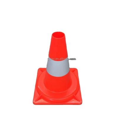 China Anti 300mm PP Material Anti UV Traffic Road Cone Plastic Cone for sale