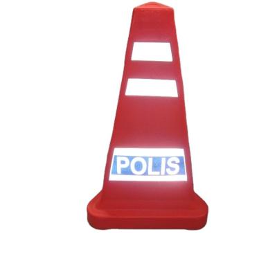 China Durable Spinning Traffic Cones Pyramid Cone for sale