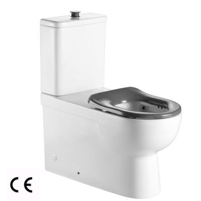 China Hot Selling Double Flush Factory CE Standard Floor Mount Disable Two Piece Flush Toilets for sale