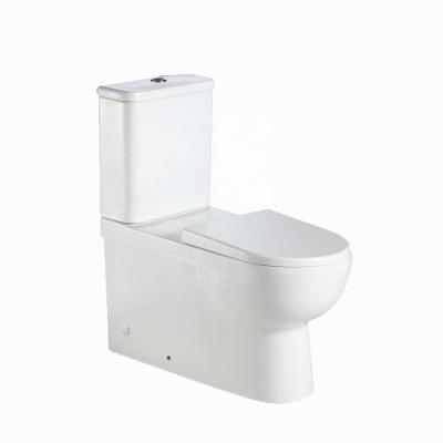 China Double-Flow 2021 High Quality Two Piece Floor Mounted Toilet Disable Comfortable Toilet for sale