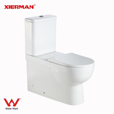 China Double-Flux 2021 European Standard Two Piece Floor Mount Disable Disabled Toilet for sale