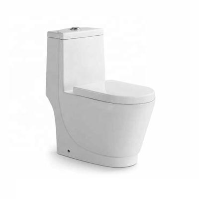 China Hot Selling High Quality Double-Flow Back to Wall Toilet One-Piece Toilet Bowl for sale