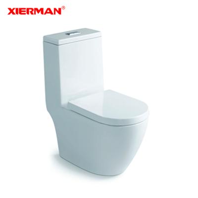 China New Design Double-Flow One-Piece Toilet Flush Mount Bathroom Toilet Water Closet for sale