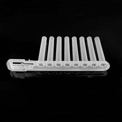 China Lab Convenient Clear Consumables 8 Sleeve 8 Holes Magnetic Comb Band Comb Tip Tip Combs For Deep Plate 96 Good for sale