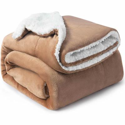 China PORTABLE Super Soft Best Selling High Quality Thick Throw Wool Wrap Blankets For Winter for sale