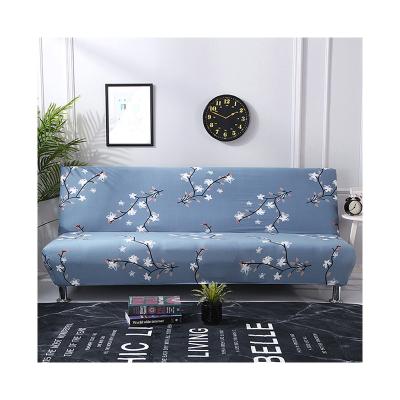 China Multi-Color Polyester Sofa Cover Modern Armless Bedspread Elastic Couch Covers for sale