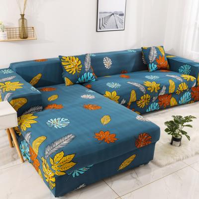 China Modern Spandex Sofa Cover Slipcover L Shaped 1/2/3/4 Seater Couch Throws Cover for sale