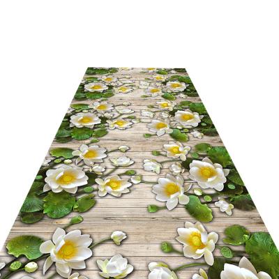 China China Anti-Slip Indoor Nature Style Rubber Backed Mat Roll For Flooring for sale