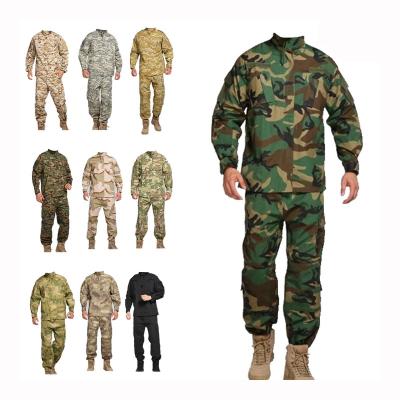 China Low Cost Military Outdoor Military Activies Jacket and Pants Army Tactical Uniform Suit Camouflage Gold Harem Pants for sale