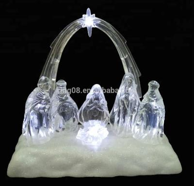 China Home Decoration Purpse Hot Sale Led Nativity Decoration Hot Home Decoration for sale