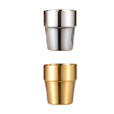 China Double-Layer Mug 304 Stainless Steel Wall Modern High Quality Cheap Korean Style Double Mug for sale