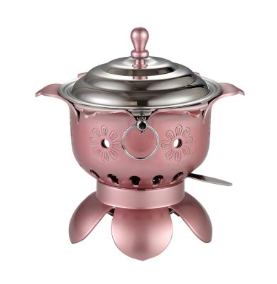 China Factory Supply New Modern Hot Sale Style Soup Pot 201 Stainless Steel Plum Blossom Style Stove for sale