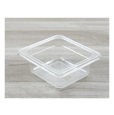 China Low Price Transparent Clear Plastic Square Various Storage Bin Refrigerator Food Storage Containers for sale