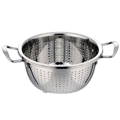 China 201 new China manufacturer 201 stainless steel fruit bowl container sieve fruit strainer container for sale