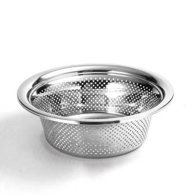 China 201 Stainless Steel Factory Supplier French Universal Drain Stainless Steel Strainer Vegetable Sink for sale