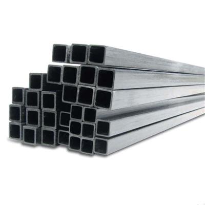 China Making Pipes Large Stock RHS Hollow Section Ms Gi Square Rectangular Round Carbon Steel Pipe Supplier for sale