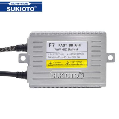 China SUKIOTO Car Headlight 12V 70W HID Xenon Ballast Fast Start 70W DLT F7 HID Xenon Fast Bright Reactor For 70W 75W HID Xenon Kit 70W DLT F7A for sale