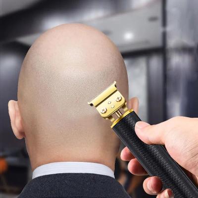 China Cordless Men Barber Hair Cutting Razor Trimmer Machine New Commercial Rechargeable Bald Electric Hair Trimmer Trimmer for sale