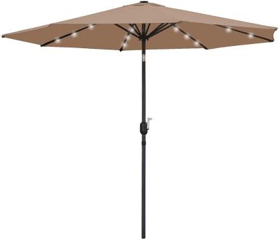 China Patio-Umbrella Large Contemporary Garden Parasol 3x3m Cover Practical Patio Umbrella For Restaurant for sale