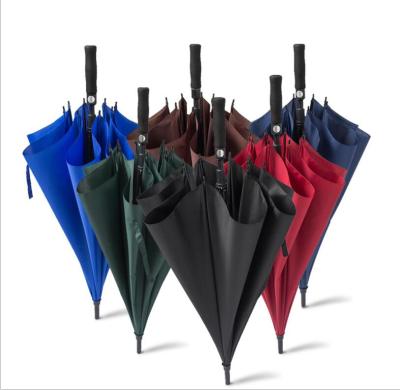 China Import Golf 62inch Straight Umbrella Funny Auto Open WINDPROOF Umbrella Straight Umbrella for sale