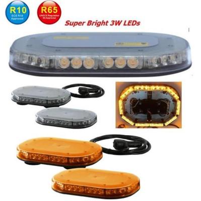 China 3 Watt CEE R65 R10 Magnetic Slim Beacon LAM-3803 Truck Roof Mount Beacon Strobe Light Car Ultra Bright Slim Flash Strobe Beacon Magnetic for sale