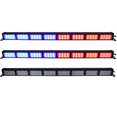 China Ultra bright CEE R65 R10 3 watt led car directional lightbar outdoor flash strobe light bar advisor traffic light bar KD88 for sale