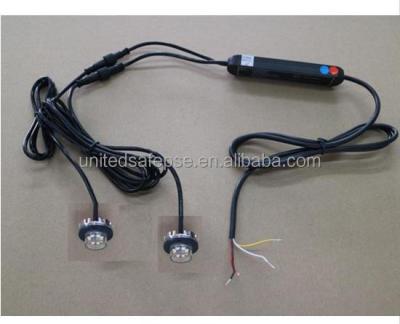 China Dual Head 3 Watt Car Surface Led Hideaway Strobe Kit Hideaway Led Flash Strobe Light For Car KH28A for sale