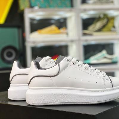 China Fashion Trend M Queen Original Luxury White Flat Platform Designer Custom Shoes Women Casual Breathable Sneakers for sale