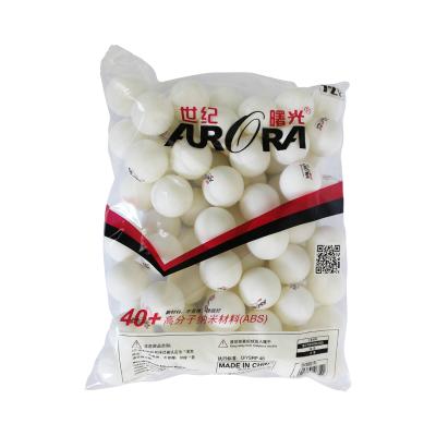 China Indoor family fun hot sales AURORA 40 mm+ cheap price logo table tennis balls customized ping pong balls for sale