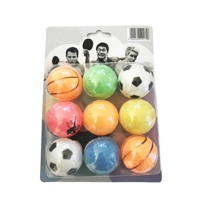 China Game for fun tending football soccer basketball style beer ball 40mm custom logo table tennis balls for sale