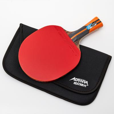 China Top Quality 6 Star Match Table Tennis Top Fast Speed ​​Professional Table Tennis Racket Poplar Wooden Blade for sale