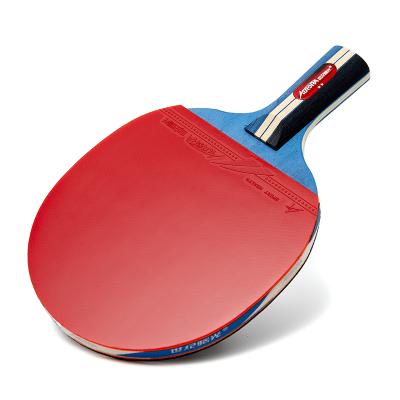 China Popular and Hot-Selling Professional Wooden 2 Star Table Tennis Racket Wooden Table Tennis Training Racket +Rubber+Sponge Blade for sale