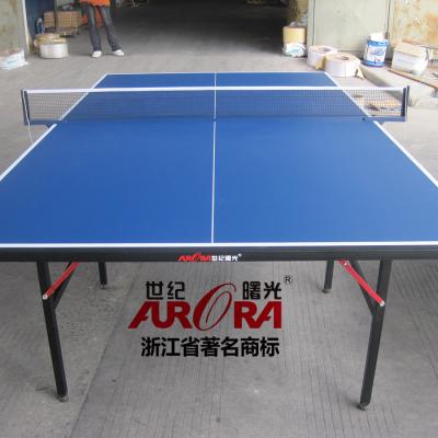 China Trainning Official MDF 16mm Indoor Foldable Ping Pong Table for sale