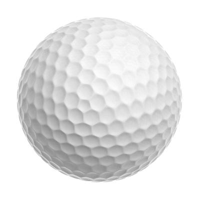 China Factory direct sales durable custom 2 layers golf ball tournament practice ball white color for sale