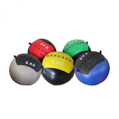 China Factory Direct Sale Non-slip Different Weight Fitness Wall Ball PU Squeeze Soft Medicine Ball for sale