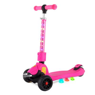 China PU Wheel Best Price 3 PU flashing Wheel Kids Kick Scooter for Outdoor Activities Scooter for sale